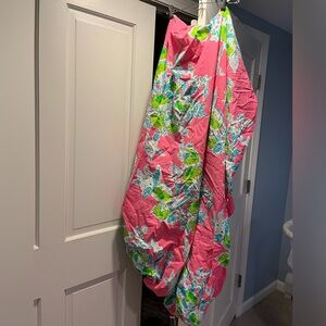 pottery barn x lilly pulitzer lemonade crib sheet pbk fitted crib sheet